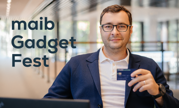 Pay with your business card and enjoy cool prizes at ”maib Gadget Fest”