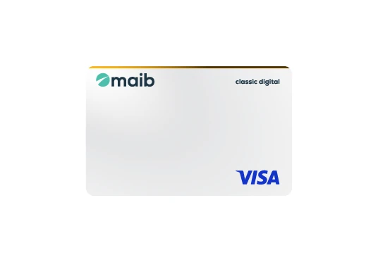 Card salarial Visa Classic maib