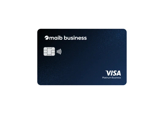 Card premium - Visa Platinum Business