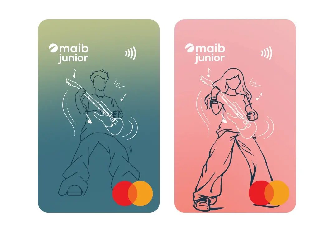 card pentru copii maib junior